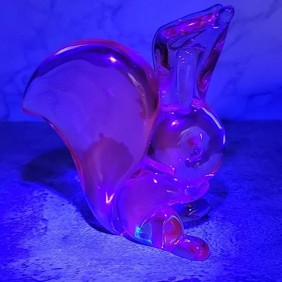 Archimede Seguso For Seguso Vetri D’arte Neodymium Glass Squirrel Murano - Picture 12 of 13